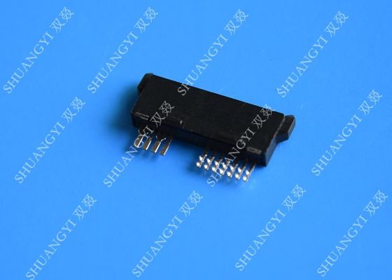Κίνα Θηλυκός συνδετήρας 13 στοιχείων καρφιτσών μαύρος SATA, κάθετος μίνι SATA συνδετήρας PCB 1.0A προμηθευτής