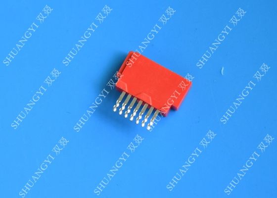 Κίνα Κόκκινος συνδετήρας λιμένων 1.27mm ESATA, Crimp αρσενικός ESATA τύπων συνδετήρας ηλεκτρονικής προμηθευτής